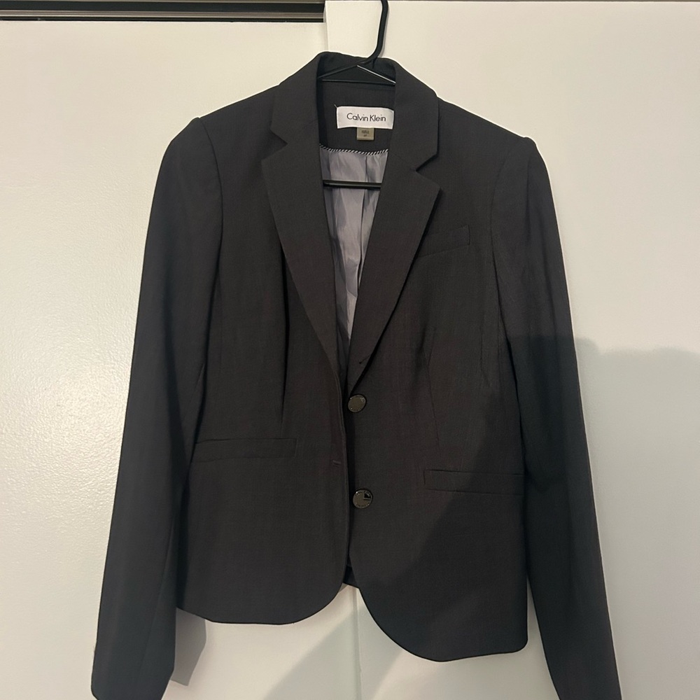 Calvin Klein Charcoal Blazer